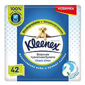 Kleenex (Клинекс) бумага туалетная влажная Classic Clean 42шт, Nice-Pak Deutschland GmbH