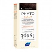 Фитосолба Фитоколор (Phytosolba Phyto Color) краска для волос оттенок 4,77 Насыщенный глубокий каштан, Фитосолба
